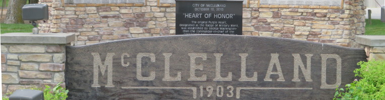 Photo of McClelland Sign in County Properties Slide Show